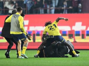 Violence erupts as players and supporters clash in Turkey