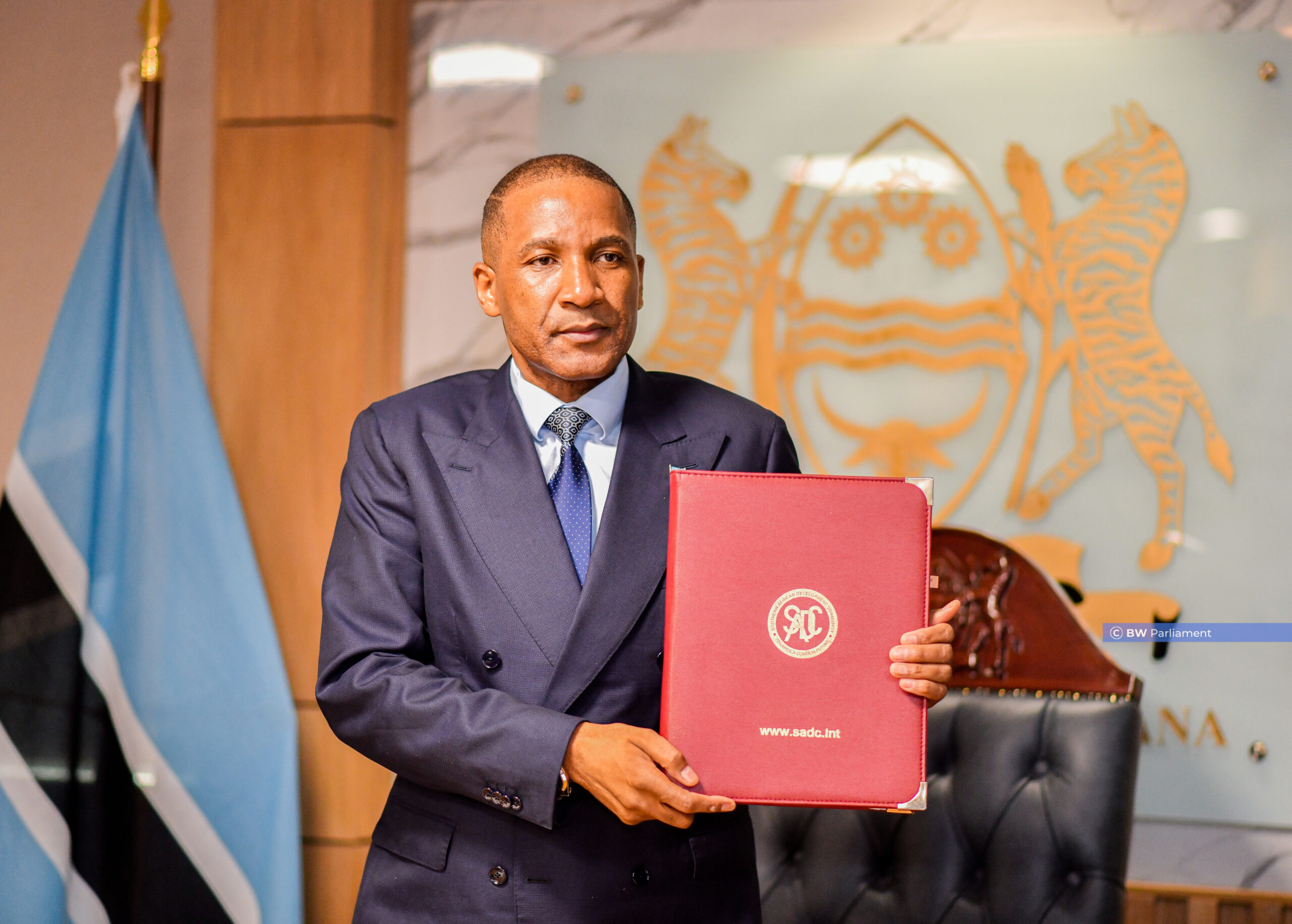 Botswana President Boko signs Treaty Amendment to SADC parliament